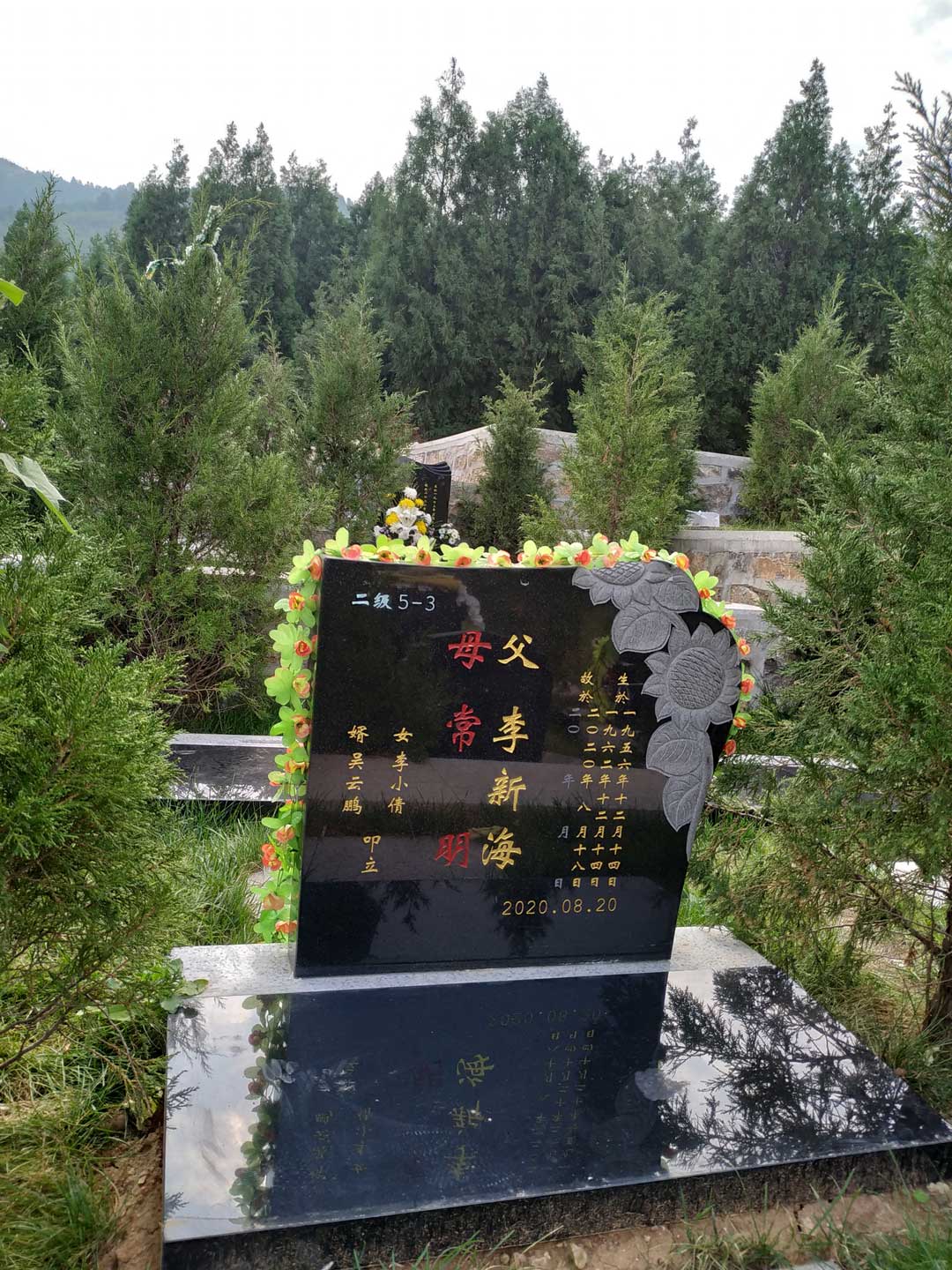 碑文上后代名字的顺序的讲究