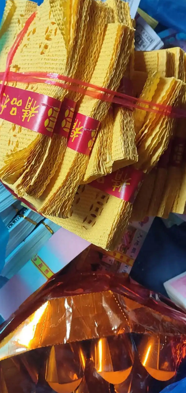 中元节物品准备方面