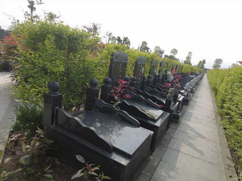 济南公墓的区域格局